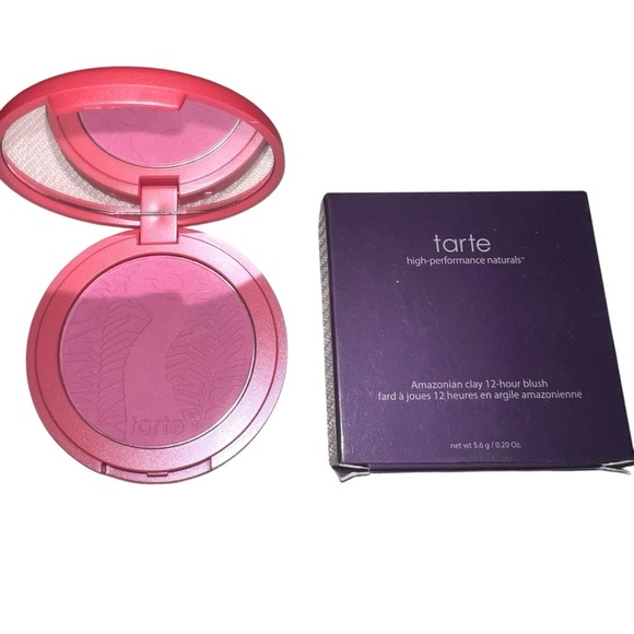 NWB Tarte Amazonian clay 12-hour blush Dollface Satin Finish - Picture 1 of 4
